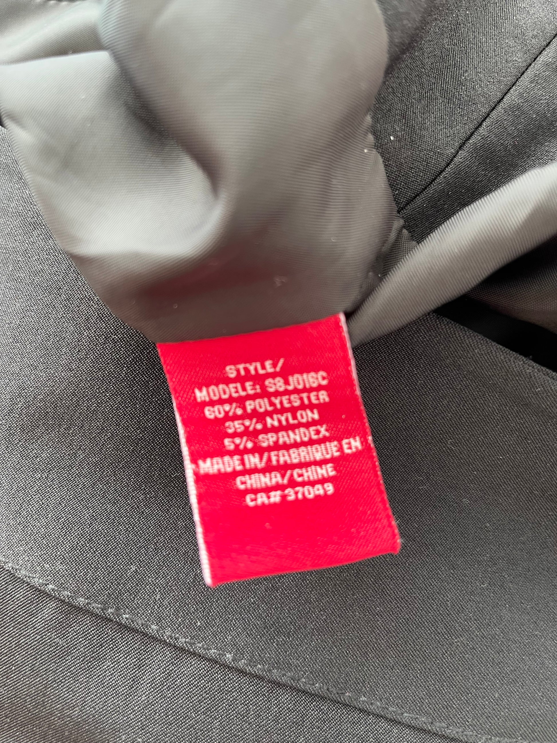 Jupe San Francisco - Étiquette de composition