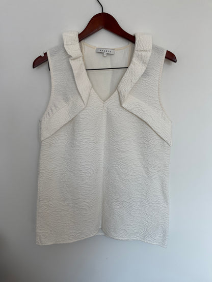 Camisole Sandro - Vue avant sur fond blanc