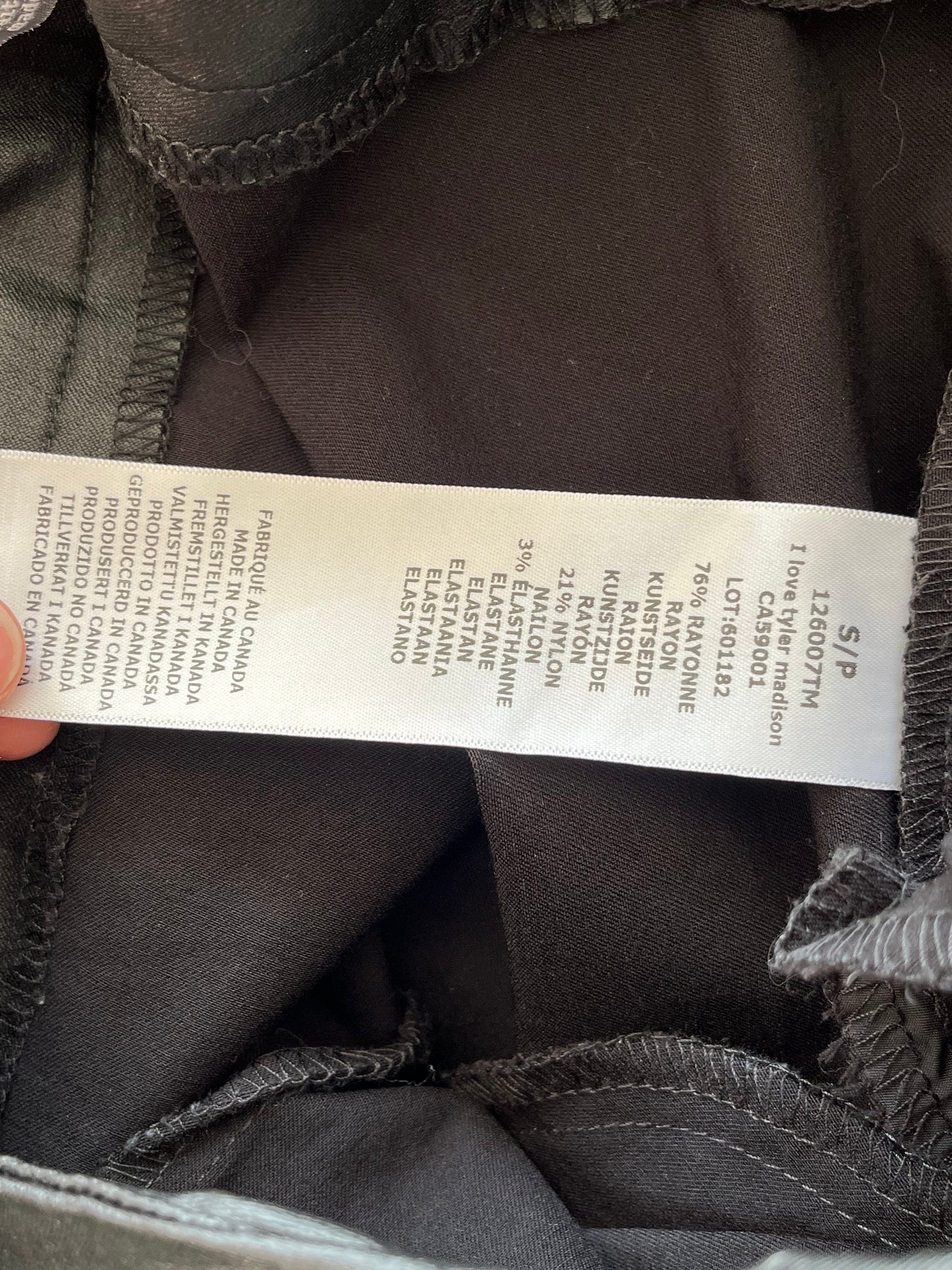 Pantalon I Love Tyler Madison - Étiquette de composition